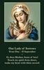 Our Lady of Sorrows Prayer Card